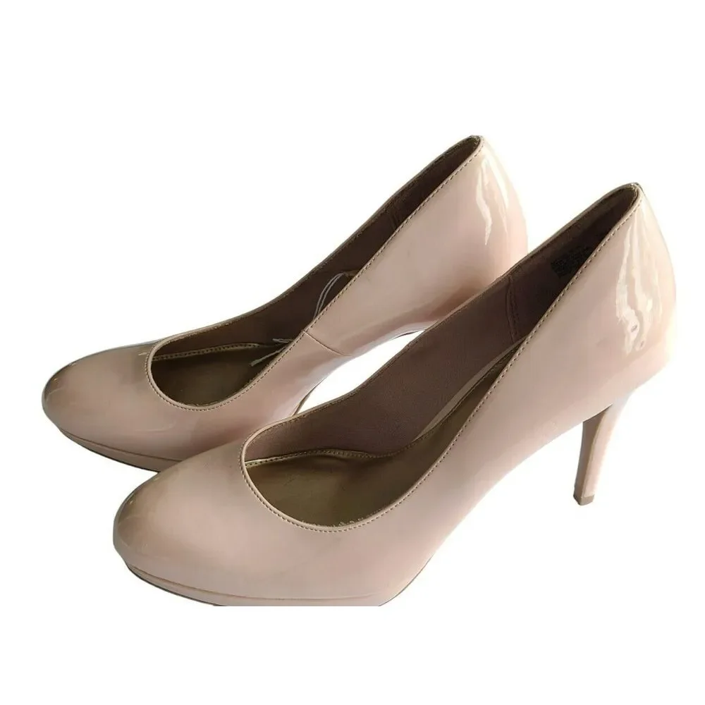 Christian Siriano‎ Light Pink Platform High Heels Shoes Size 9